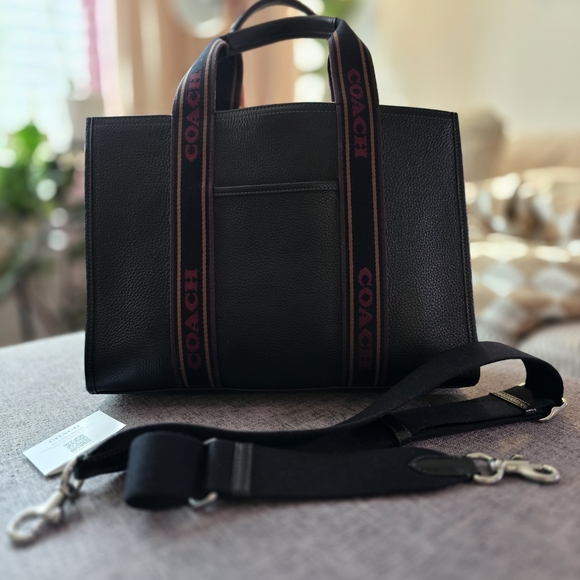 Coach Black Smith Tote Bag - Picture 3 of 11